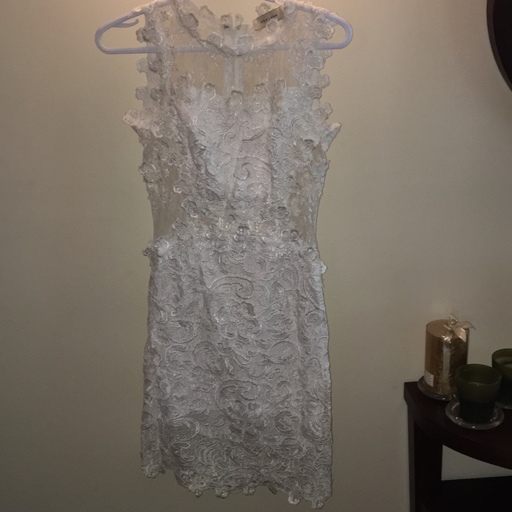 Stunning White lace dress from Honey.